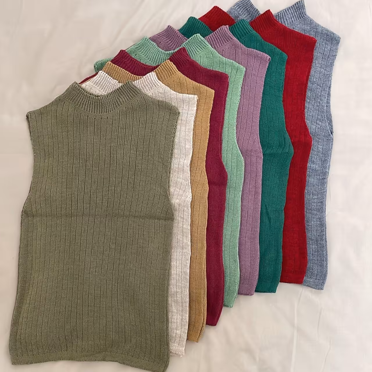 تاپ بافت زنانه یقه سه سانت نخ آکرلیک ترک