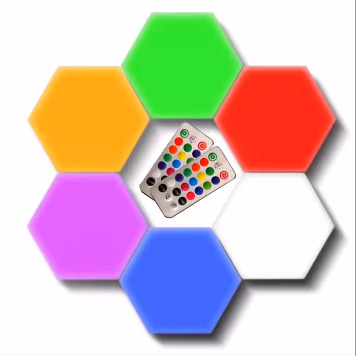 چراغ تزیینی لمسی RGB مجموعه 6 عددی