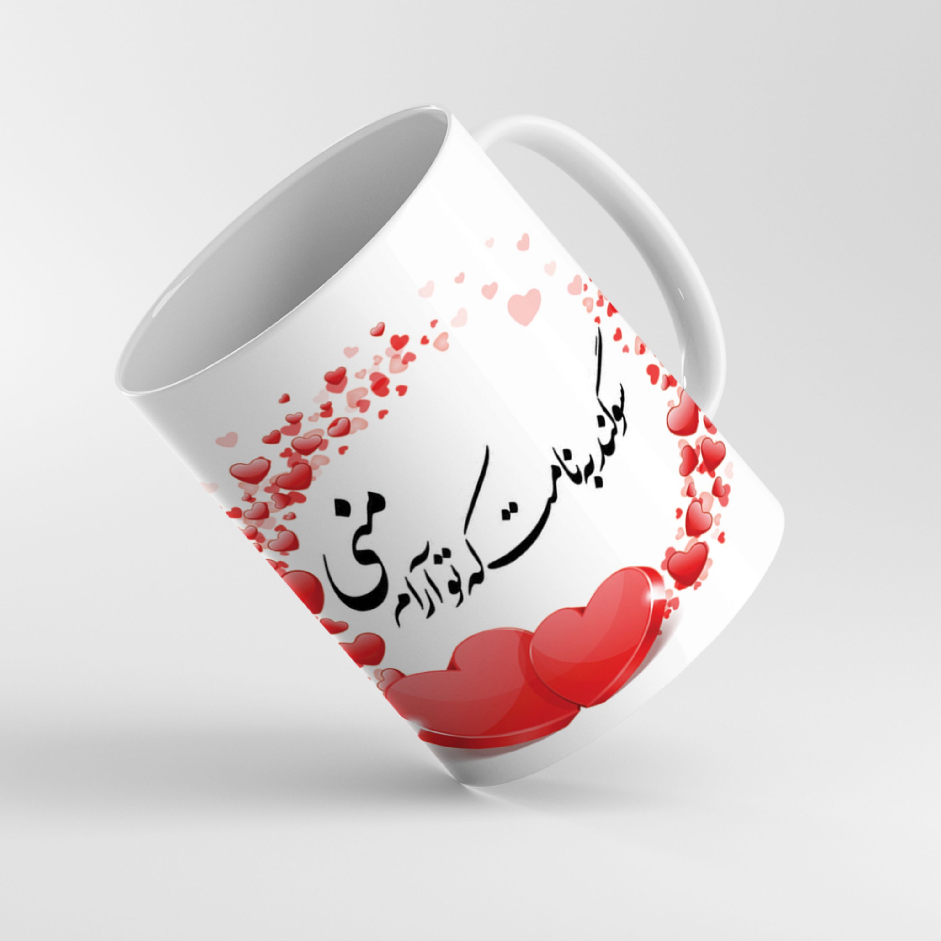 ماگ عاشقانه فانتزی طرح 070