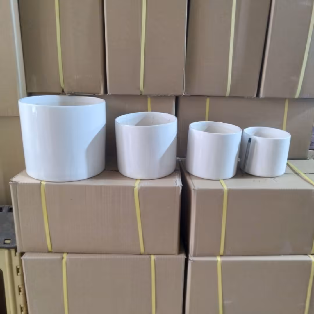 گلدان سرامیکی 4 عددی