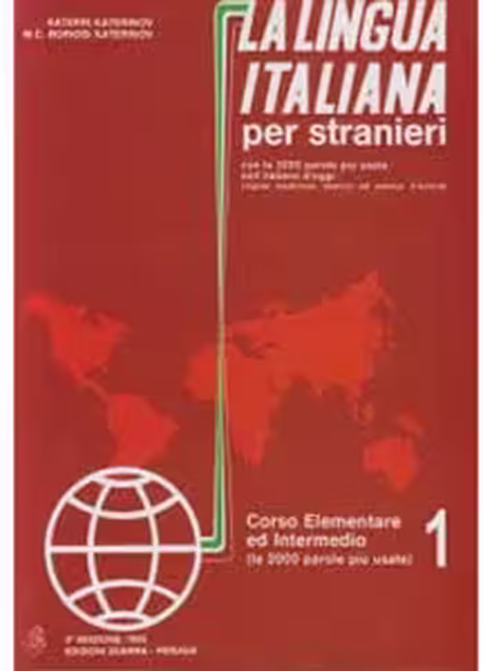 کتاب لالینگو ایتالیانا  La Lingua Italiana 1
