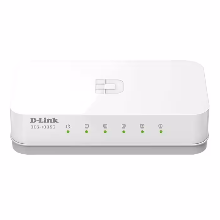 سوییچ 5 پورت شبکه دی-لینک مدل DES-1005C پر سرعت