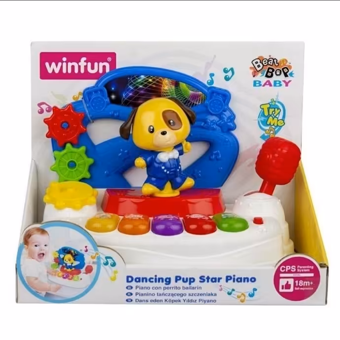 بازی آموزشی پیانو طرح سگ رقصنده وین فان(winfun)