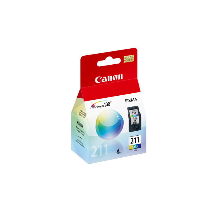 کارتریج جوهر افشان کانن رنگی Canon CL-211