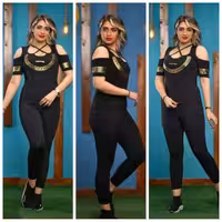 تیشرت وشلوارسرشانه بندی ورساچه