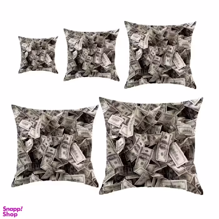 کوسن رنس کد S5-10085 مجموعه 5 عددی کوچک تا بزرگ چند رنگ