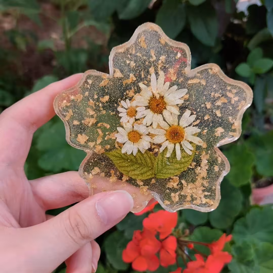 زیرلیوانی رزین بابونه