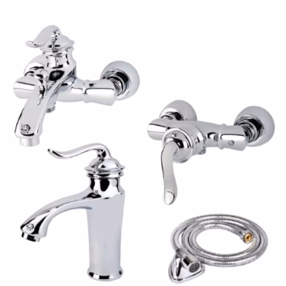 شیر توالت و حمام و روشویی و شلنگ توالت 