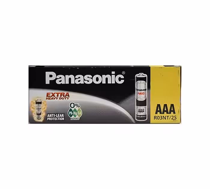 باتری نیم قلمی پاناسونیک مدل Panasonic Neo AAA بسته 60 عددی