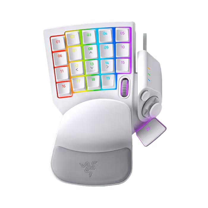 مشخصات قیمت و خرید کي پد ريزر مدل Razer Tartarus Pro mercury