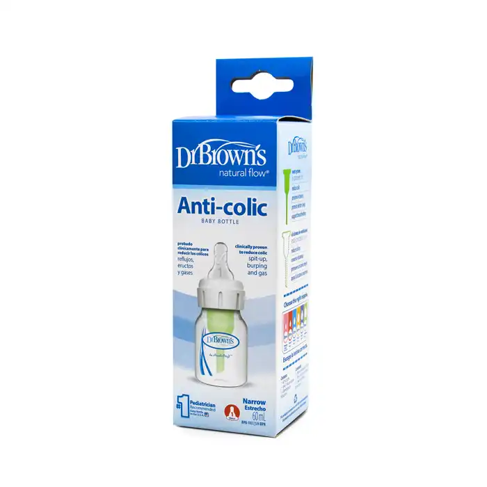 شیشه شیر لاغر طلقی 60 میلی لیتر دکتر براون DrBrown's