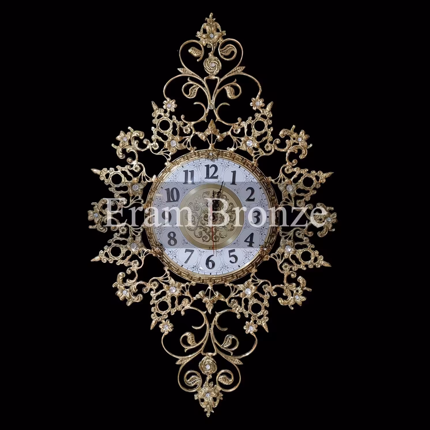 ساعت برنجی مدل اذین