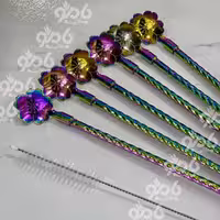 نی قاشقی گلبرگ فرچه دار در 3رنگ