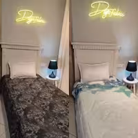 لحاف یک نفره طرح پروانه آبی و پترن