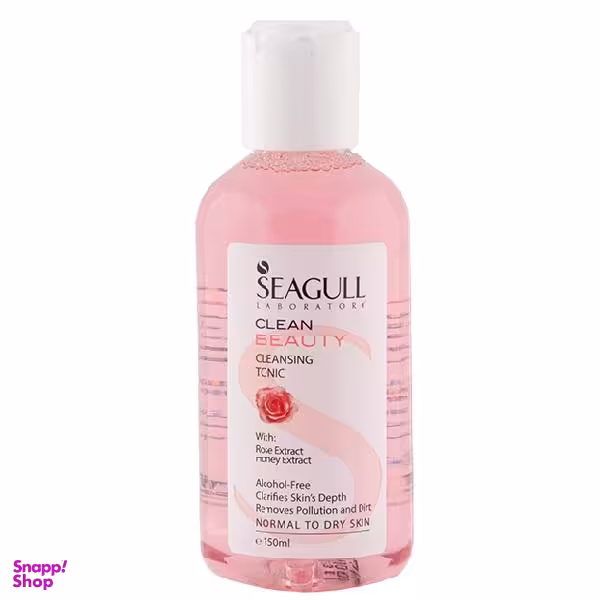 تونیک پاک کننده صورت سی گل (Seagull) مدل رز حجم 150 میلی لیتر
