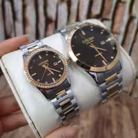 ساعت مچی ست مردانه و زنانه سیتیزن  موتور ژاپن درجه یک ثبات رنگ بالا CITIZEN 