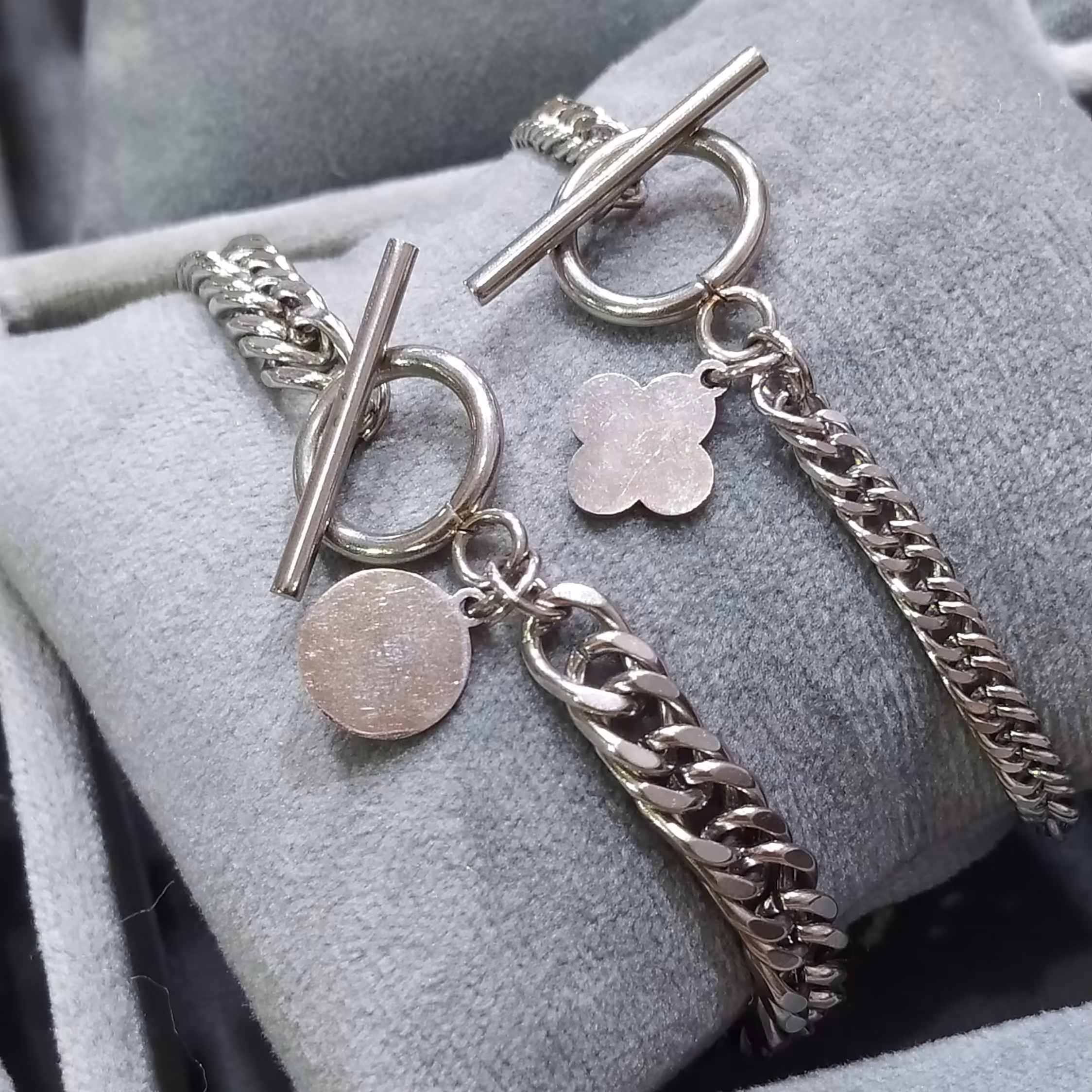 دستبند  استیل ، دستبند کارتیر  دستبند نقره ای