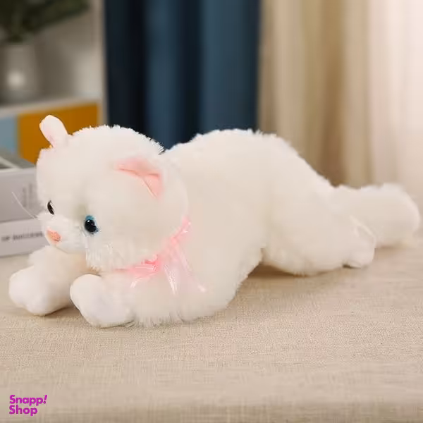 عروسک طرح گربه نچرال مدل JIMI110 طول 30 سانتی‌ متر