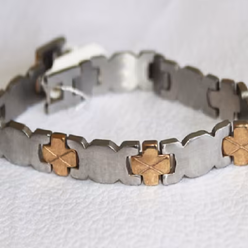 دستبند استیل اصل STANLESS  STEEL