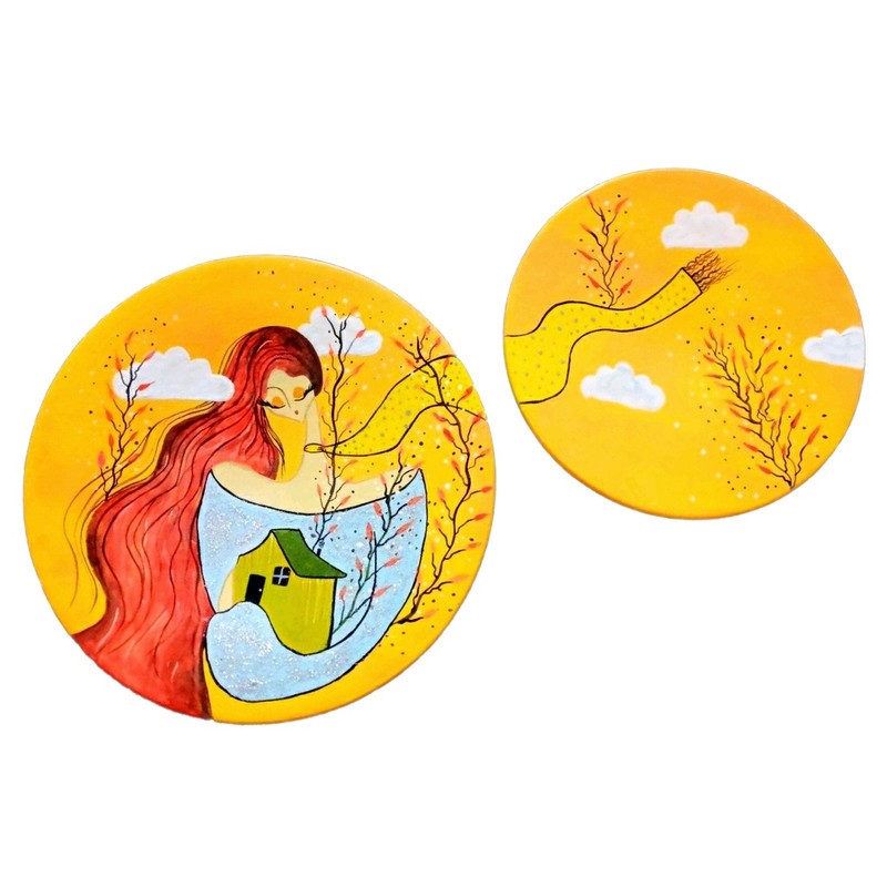 دیوارکوب فانتزی دختر و خونه دیوارکوب شیک
