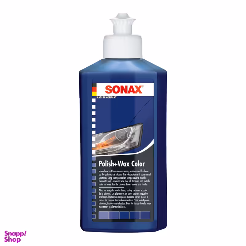 واکس بدنه خودرو سوناکس مدل BLUE کد 0973 حجم 500 میلی لیتر