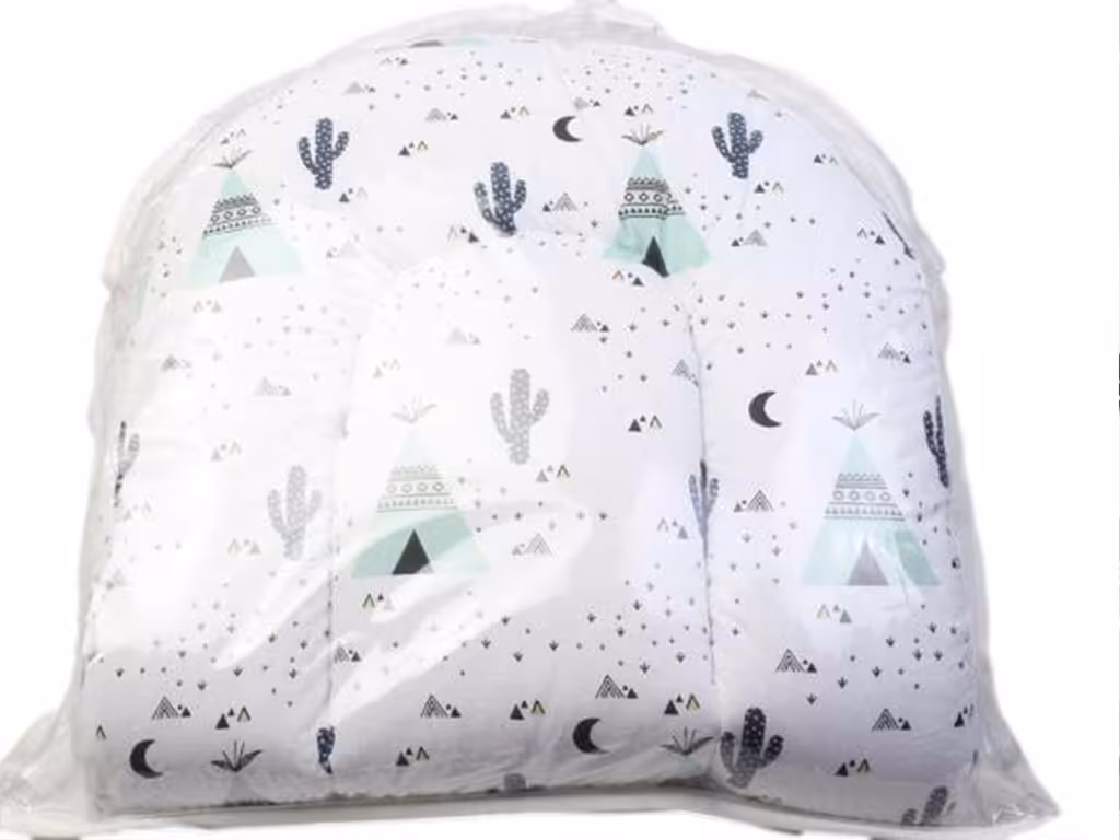 پشه بند کفه دار BABY LIKE طرح کاکتوس و چادر سرخپوستی