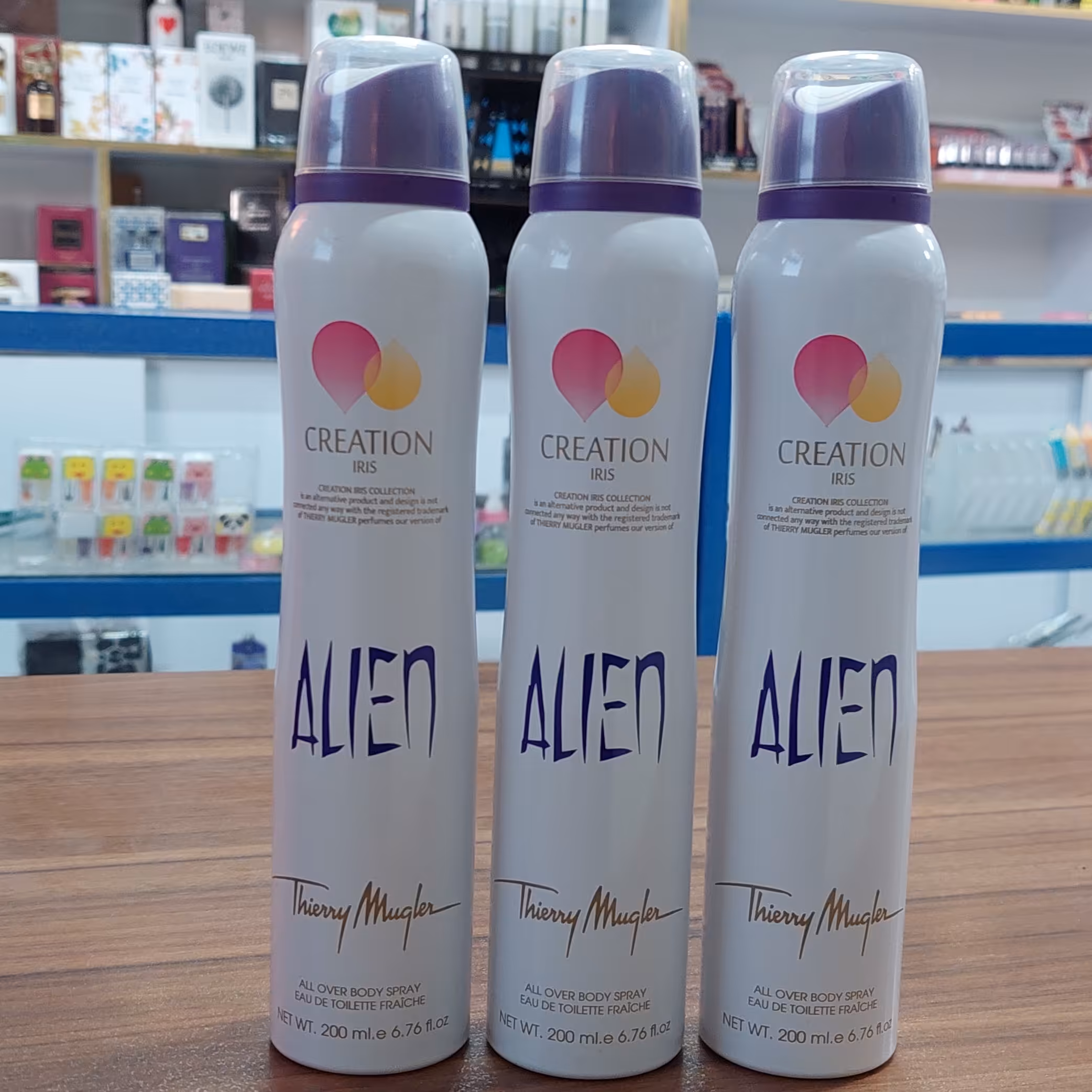 اسپری بدن  کریشن   آیریس مدل آلین ALIEN