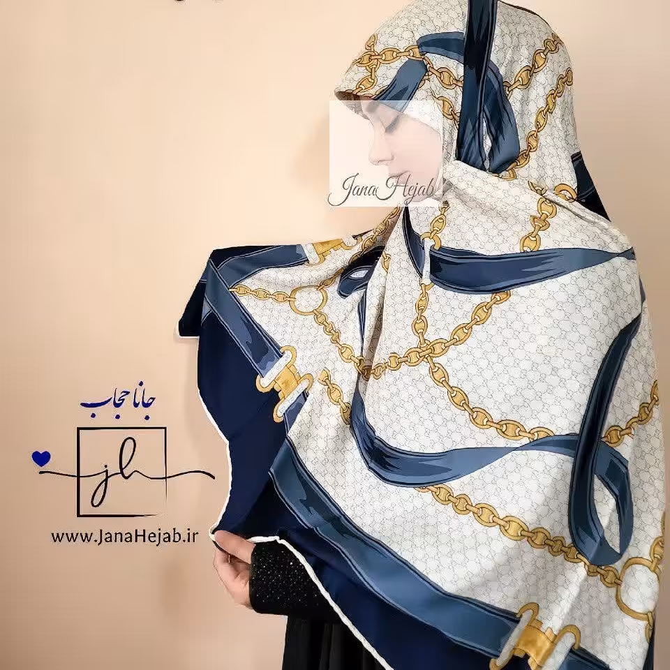 روسری ابریشم توییل کجراه 