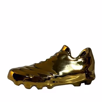 تندیس کفش طلا بدون پایه سایز کوچک