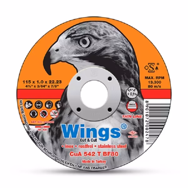 صفحه برش سریع استیل وینگز بقطر 115 میلیمتر