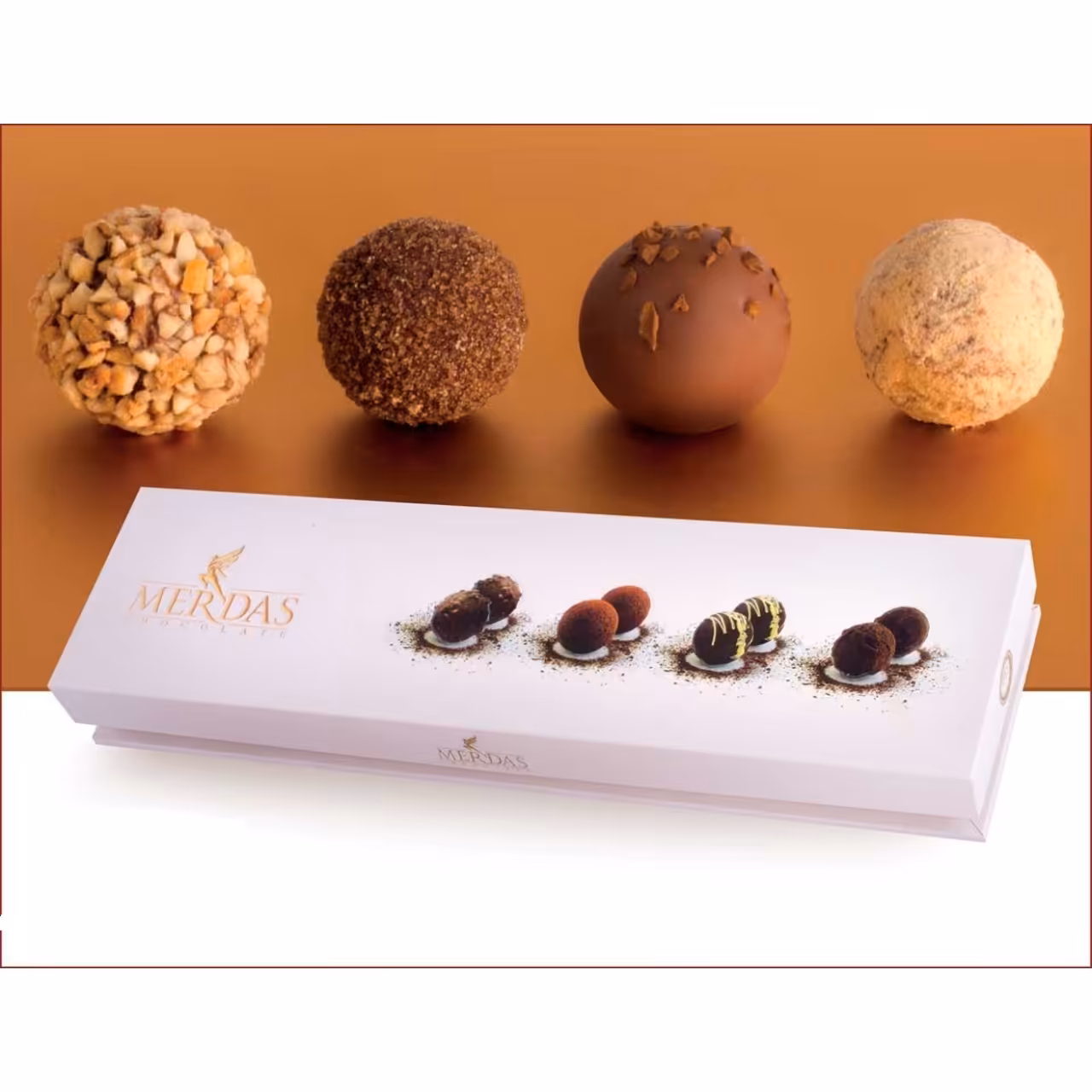 شکلات ترافل با روکش و طعم های مختلف