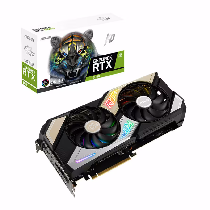 کارت گرافیک ایسوس KO GeForce RTX 3060 V2 OC Edition 12GB