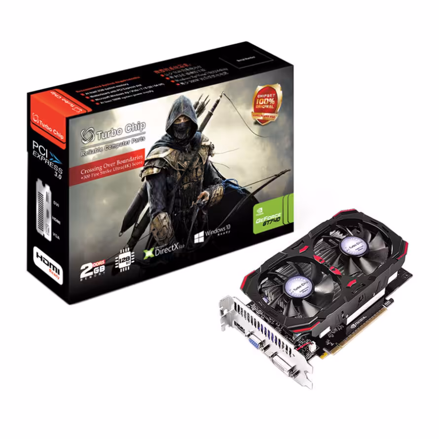کارت گرافیک توربو چیپ Typhoon GeForce GT740 2GB