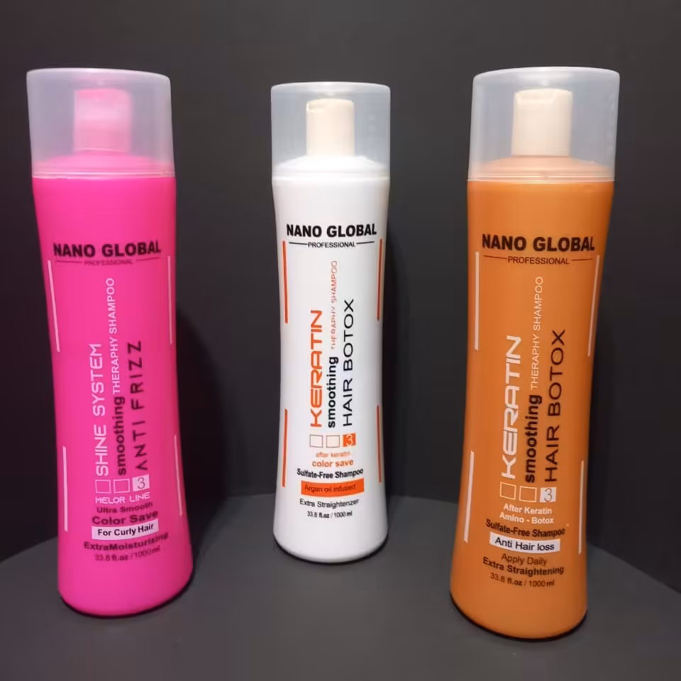 شامپو فری سولفات  نانو گلوبال 1000میل فری سولفات  