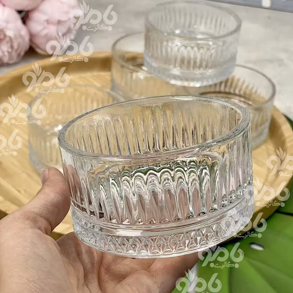 پیاله شیشه ای اسلو 6عددی قطر 10سانت