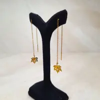 09 گوشواره بخیه ای طلایی گوشواره استیل گوشواره رنگ ثابت گوشواره دخترانه گوشواره دخترونه گوشواره زنانه آفتاب اکسسوری