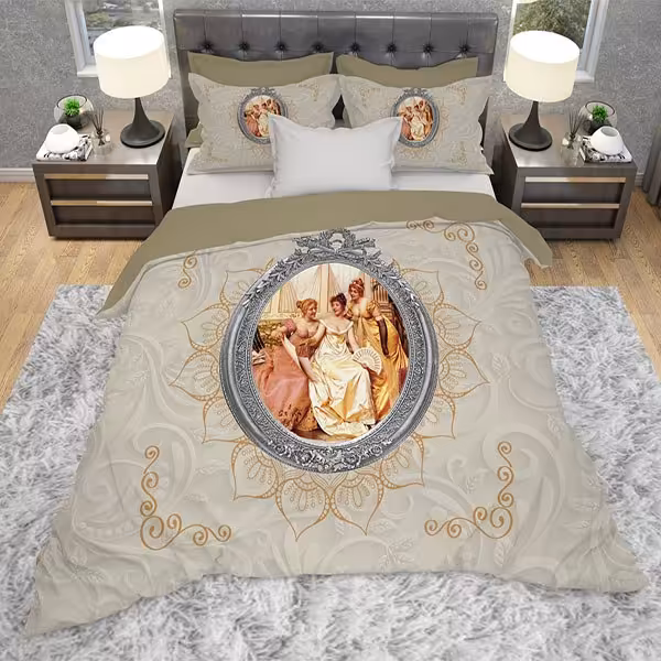 سرویس خواب کد A060 یکنفره 4 تیکه میکرو(چاپ دیجیتال)