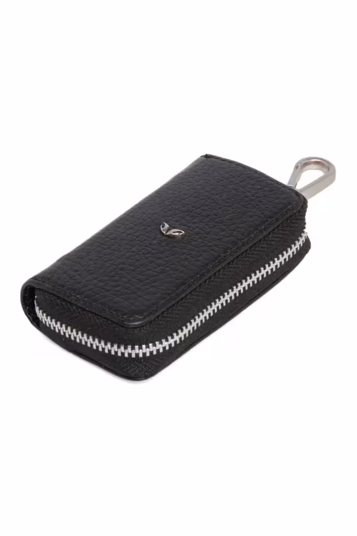 جلیقه کلید مشکی مردانه و زنانه چرمی سیاه A41 اورجینال Tergan