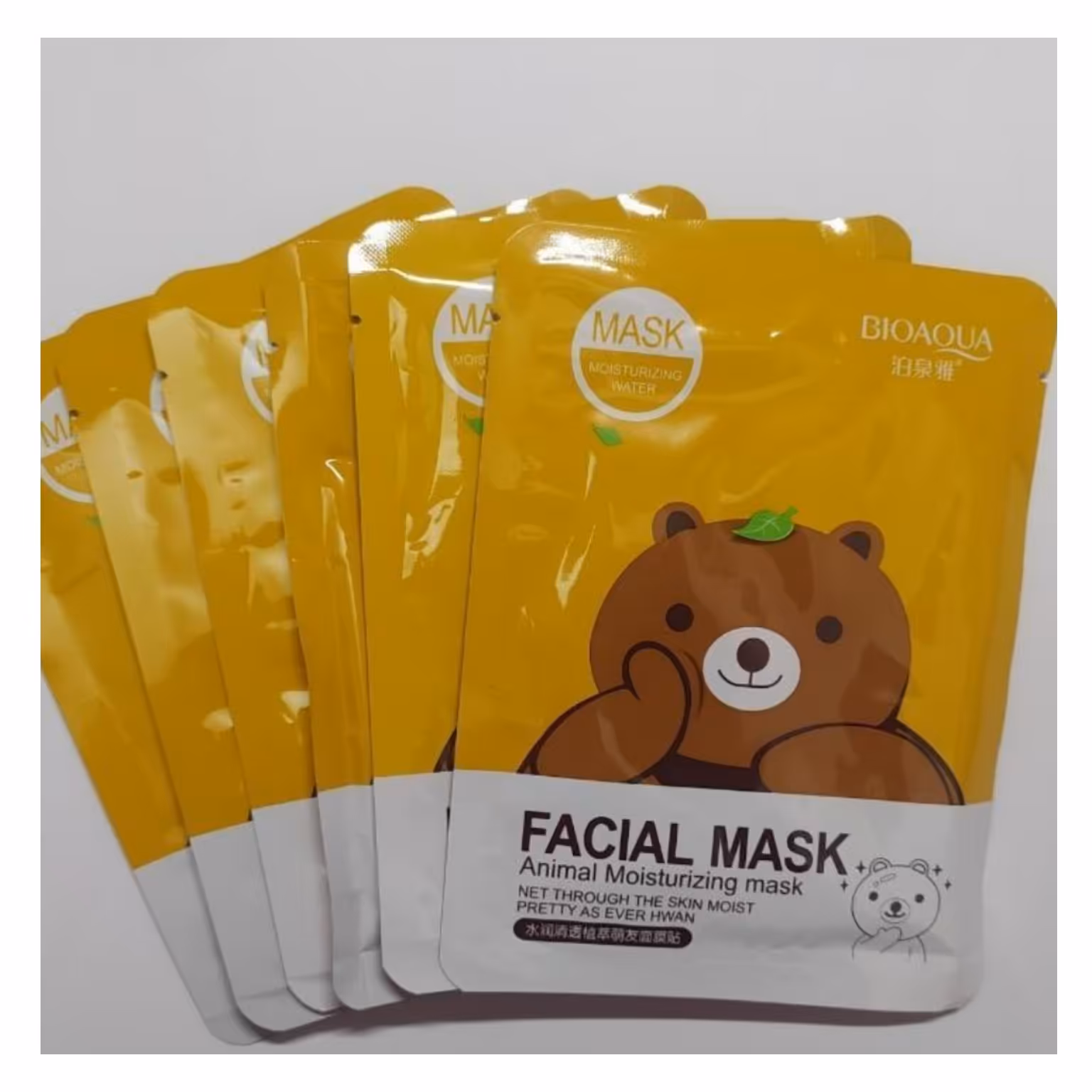 ماسک ورقه ای بیوآکوا خرسی زرد
