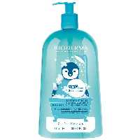 شامپو سرو بدن بچگانه بایودرما Bioderma مدل ABCDerm  حجم 1 لیتر | آبرسان و محافظت پوست و مو بدون سوزش چشم