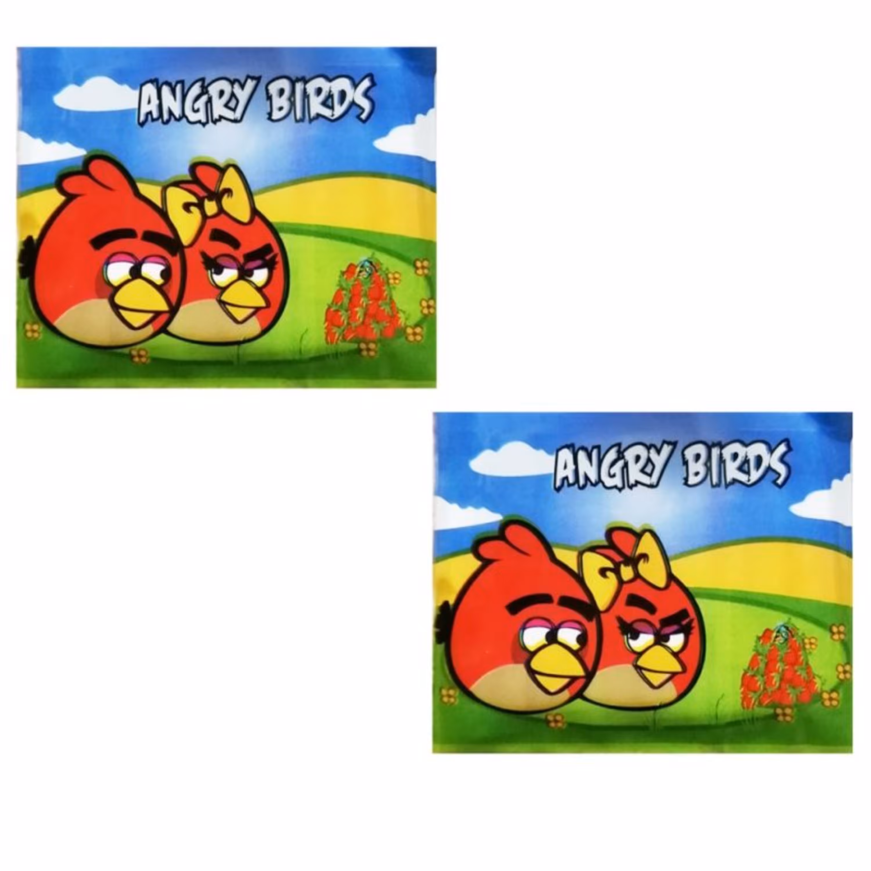 دستمال کاغذی جیبی 10 برگ مدل انگری بردز کد 007 بسته 2 عددی