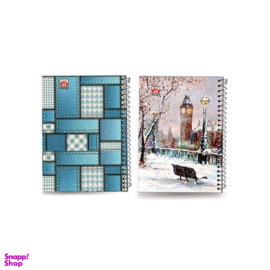 یادداشت 15*10 سیمی طلقی کلاسیک کد 7332