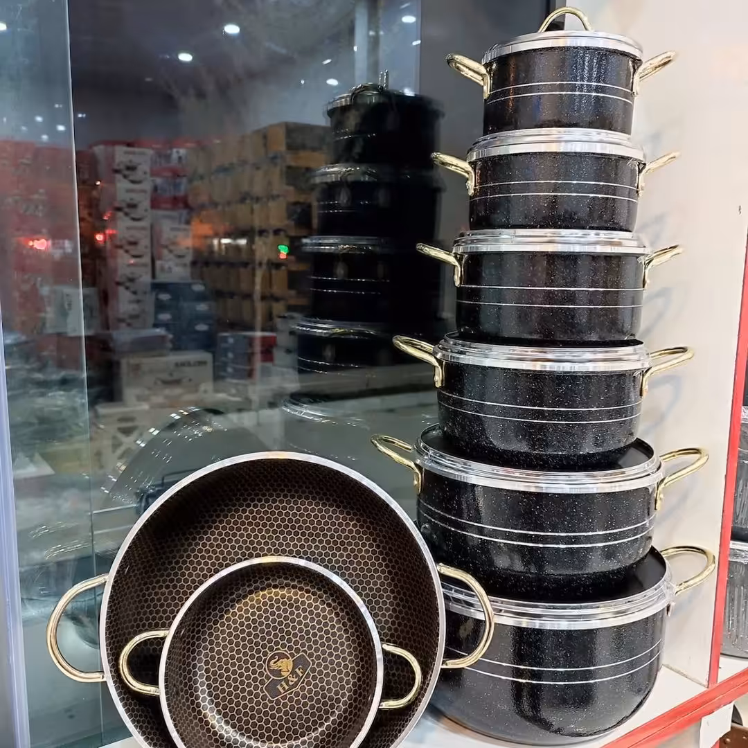 14پارچه زنبوری دسته نسوزفلزی