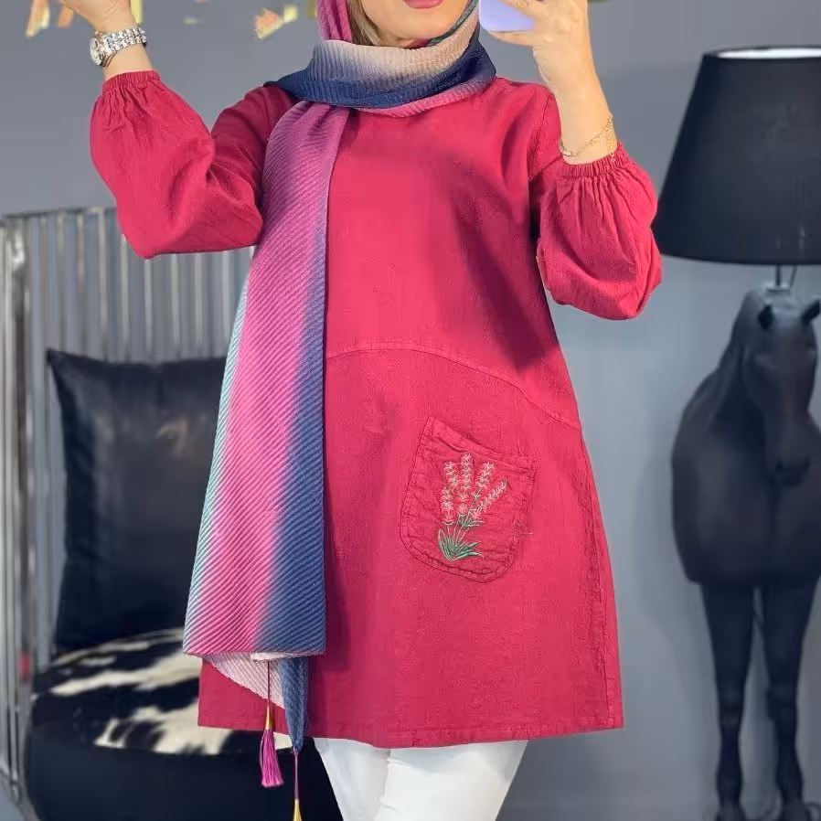 شومیز مانتویی ستاره