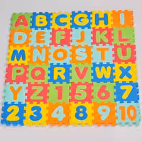 پازل فومی آموزش حروف و اعداد انگلیسی کد 5684770