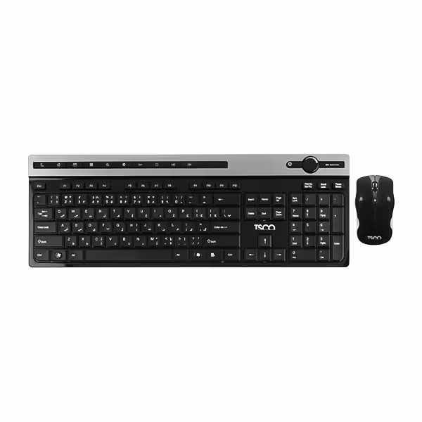 کیبورد و ماوس تسکو مشکی مدل TKM7106W