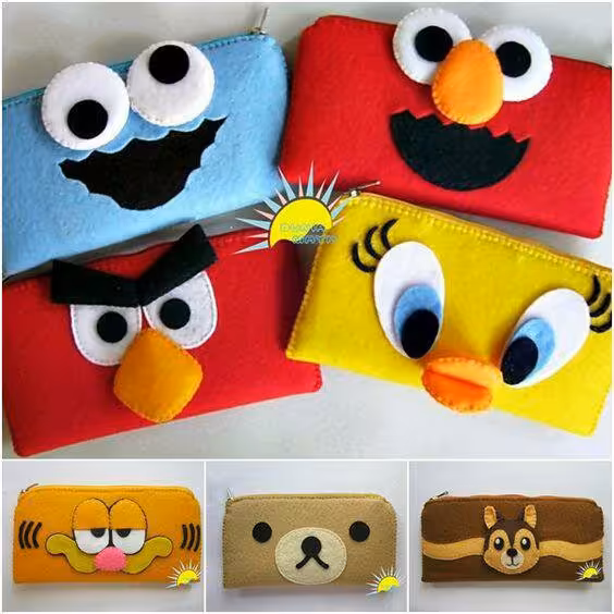 جامدادی فانتزی نمدی