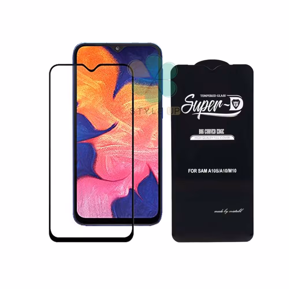 گلس گوشی سامسونگ Galaxy A10s تمام صفحه Super D