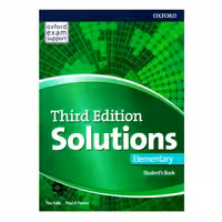 کتاب Solutions Elementry Third Edition اثر Tim Falla And Paul A Davies انتشارات سپاهان