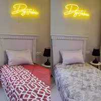 لحاف یک نفره طرح پتینه و زرشکی